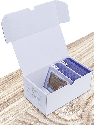 top loader card storage