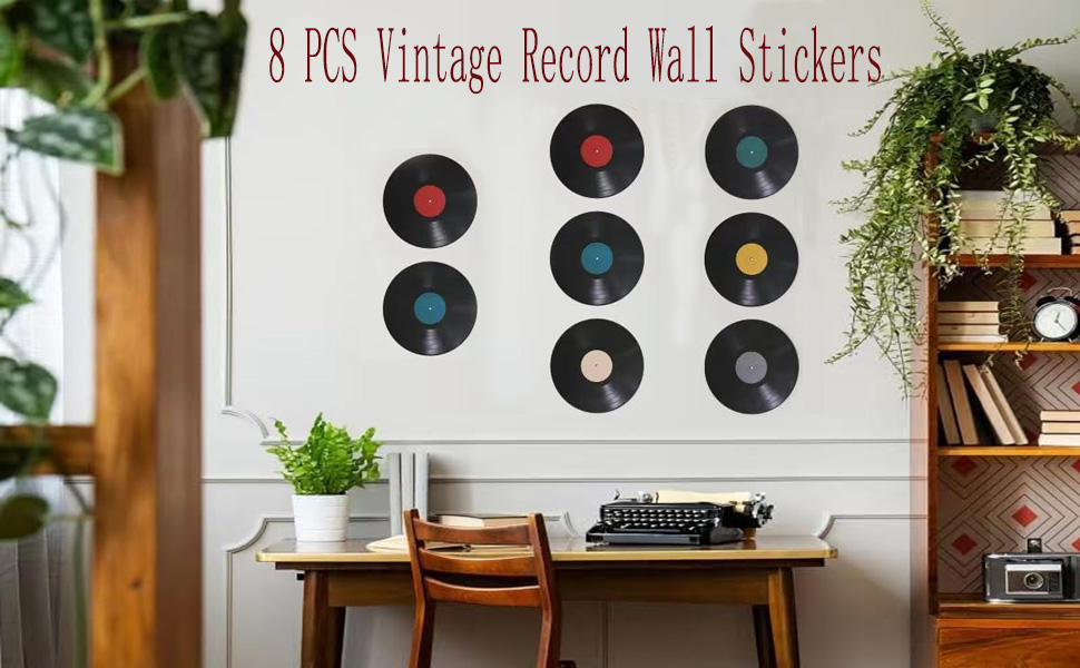 Vinyl Record Wall Stickers 