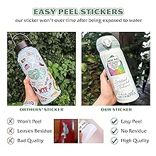 Easy peel stickers