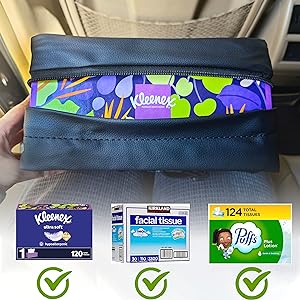 tissue holder for car