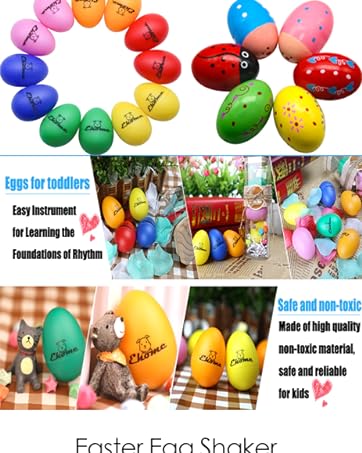 Easter Egg Shakers Egg Shakers Musical Instruments Egg Shakers for Babies