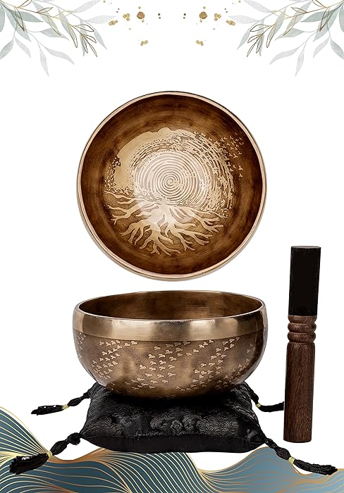 Tree of Life Tibetan Singing Bowl