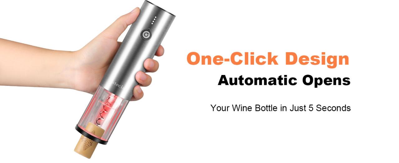 Electric Wine Openers Set