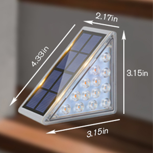 lights for stairs step lights outdoor solar powered 3.15inches 2.17inches 4.33inches