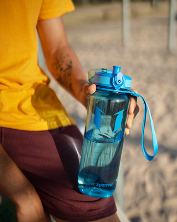 clear water bottles