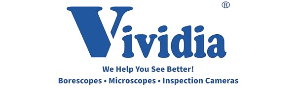 Vividia Borescopes, Microscopes, inspection Cameras