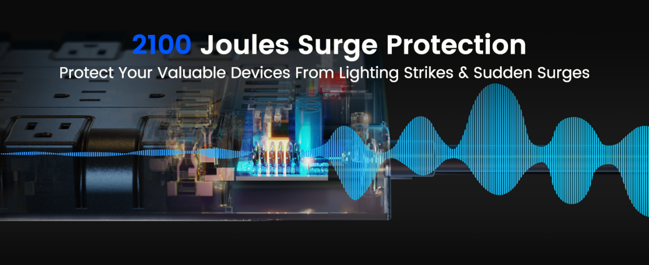 2100 JOULES SURGE PROTECTOR