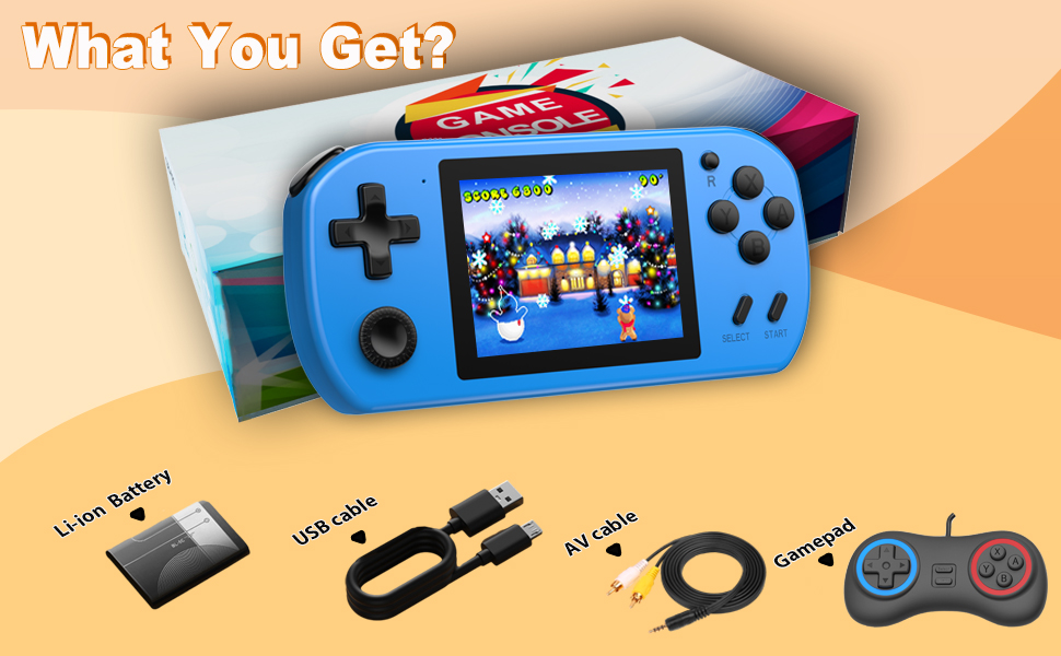 CULAGEiMi Handheld Game Console for Kids - What You Get