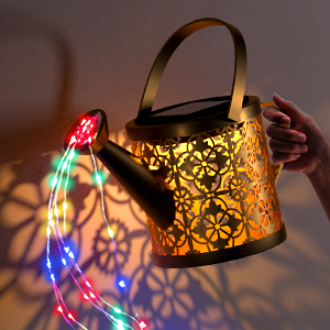 watering can with lights 