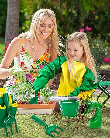 Kids Gardening Set for Outdoor Backyard Farm Digging Toys