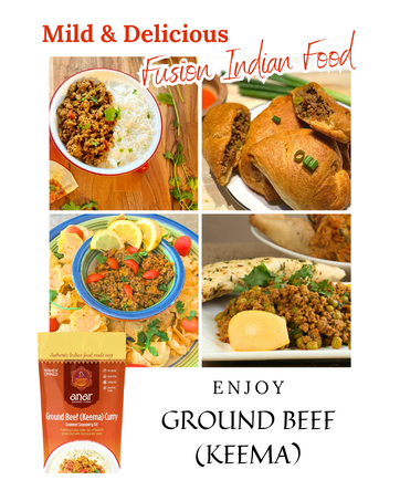 Anar Gourmet Foods All- Natural, Gourmet Ground Beef (Keema) Indian seasoning kit