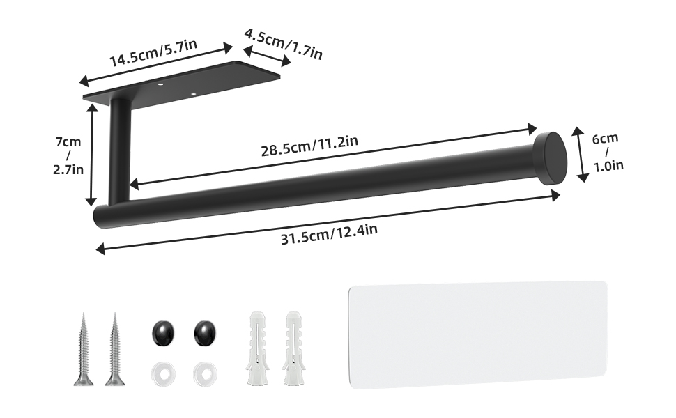 paper towel rack dispenser