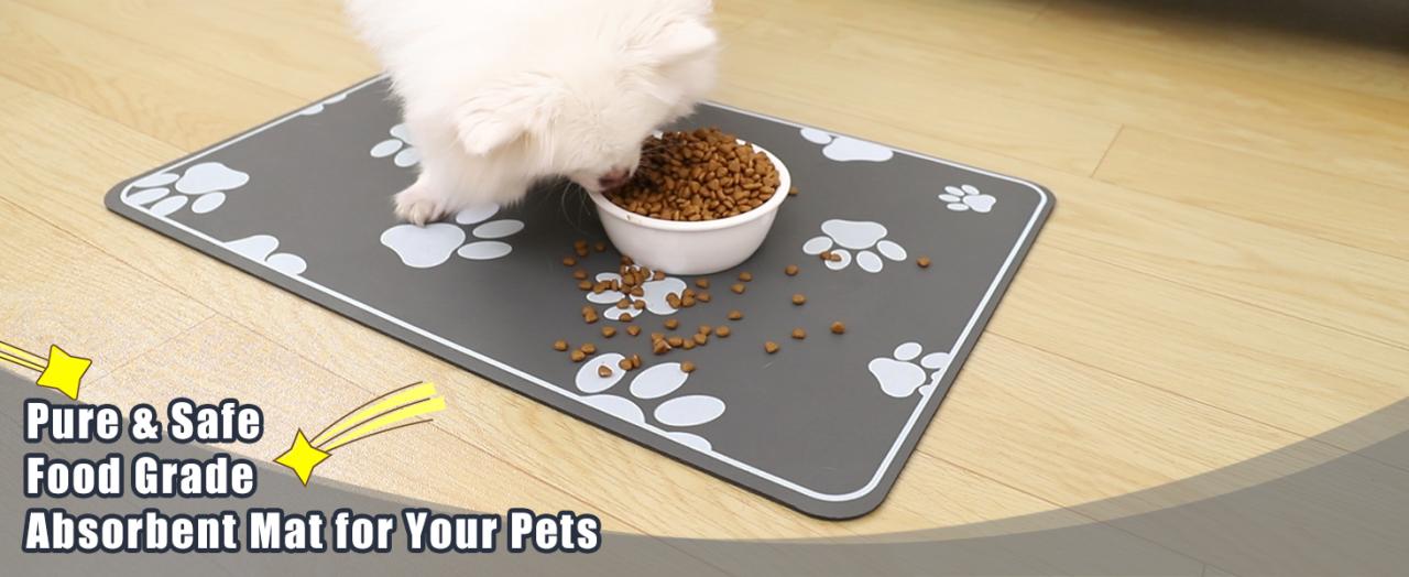 cat food mat