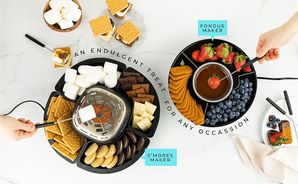 Smores & fondue station