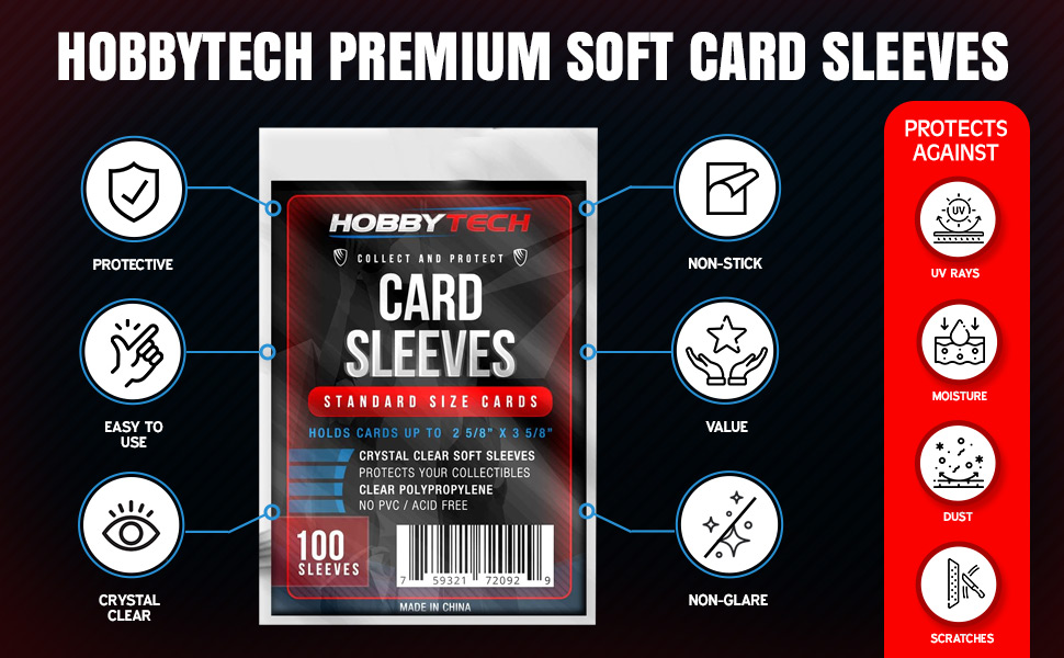 Hobbytech premium soft card sleeves