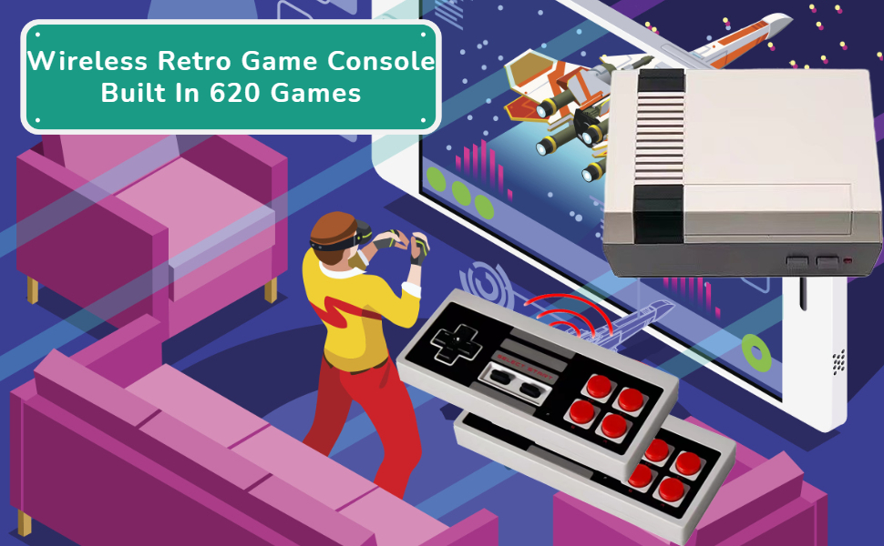 Retro game console 620w