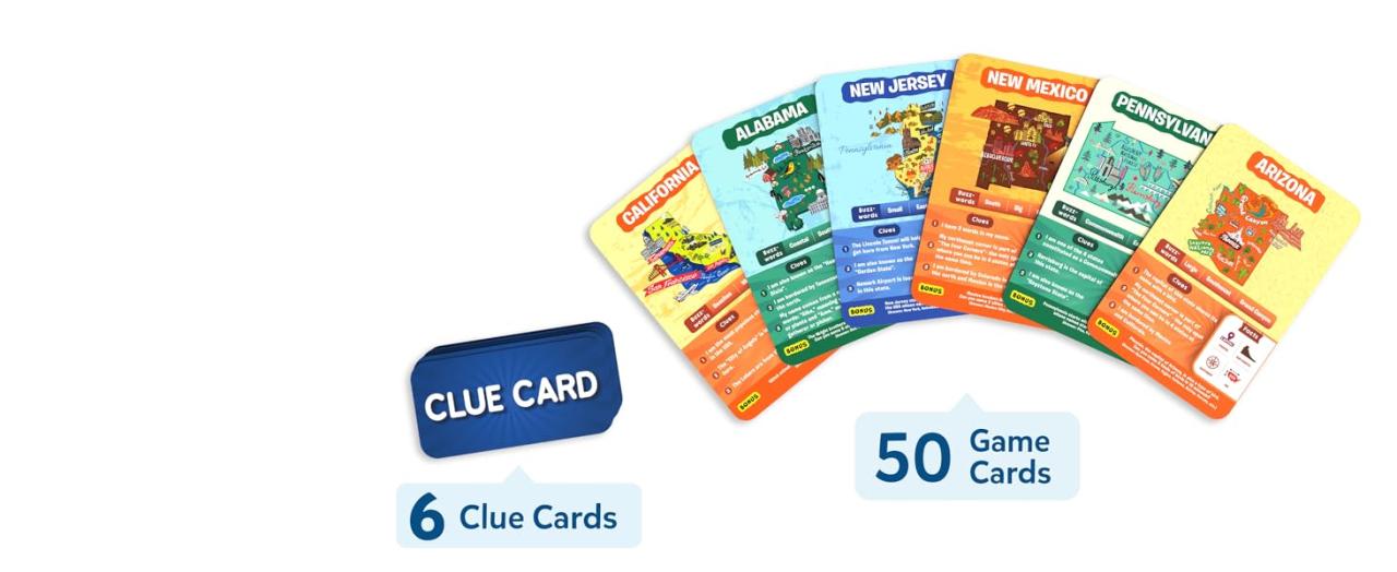 make leaning fun with game cards and clues