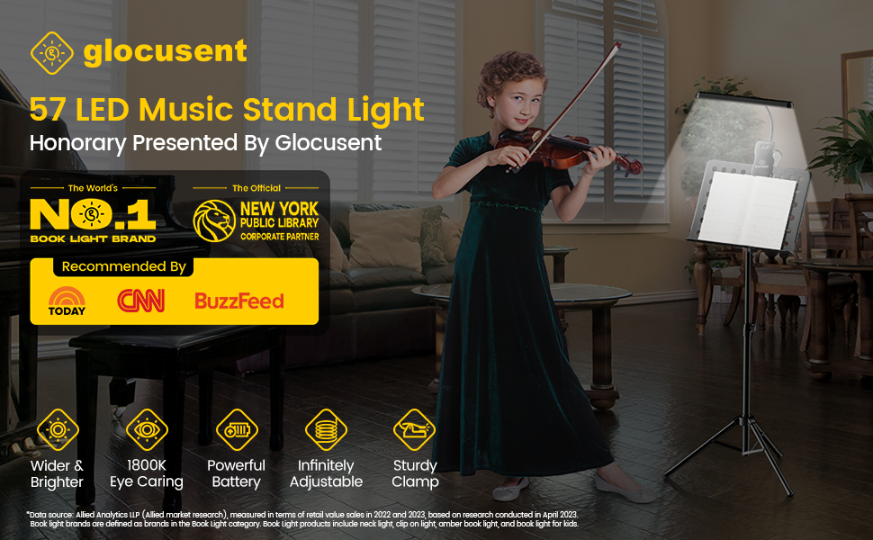 music stand light 