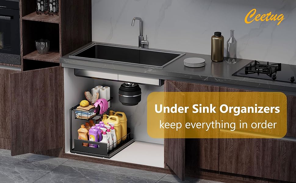 ceetug under sink organizers