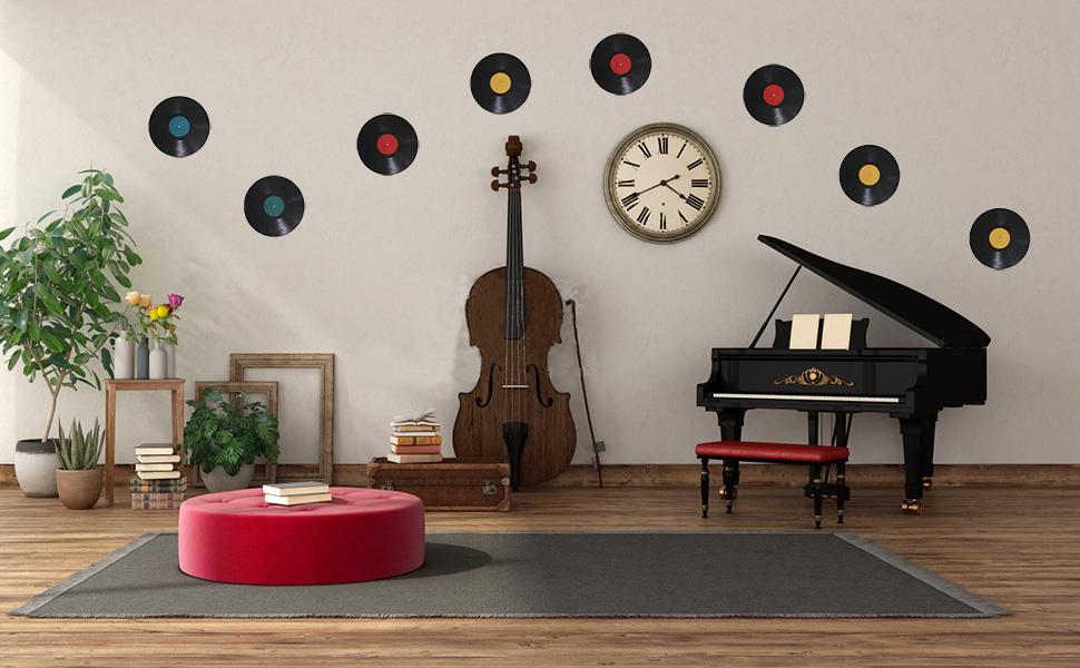 Vinyl Record Wall Stickers 