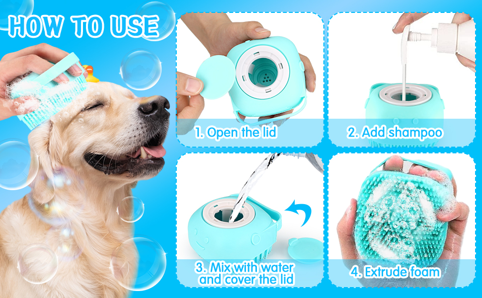 Dog bathbrush