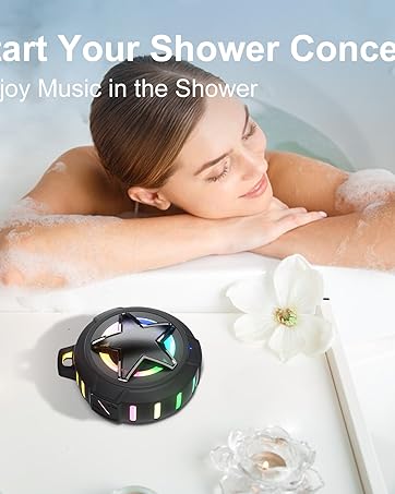 shower speaker bluetooth waterproof