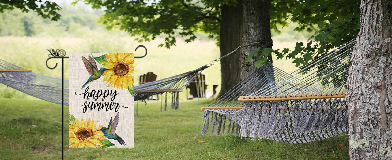 Summer Garden Flag