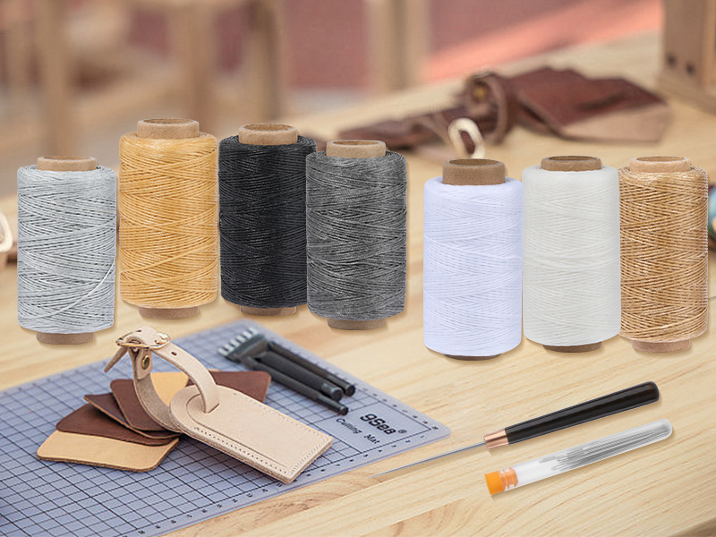 TLKKUE Leather Upholstery Sewing Waxed Thread Kit