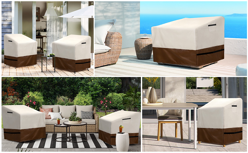 Lawn furniture covers