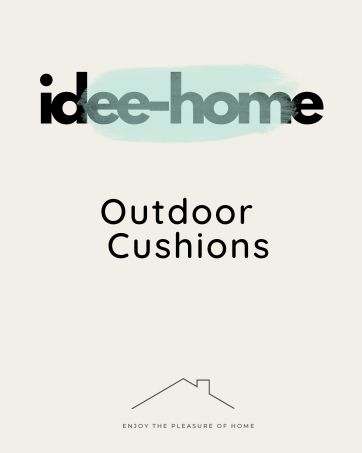 idee-home Outdoor Chair Cushions Set of 2