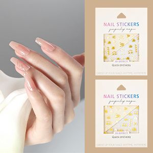 Sheets Nail Art Stickers for Women Girls Kids