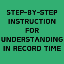 STEP BY STEP INSTRUCTIONS