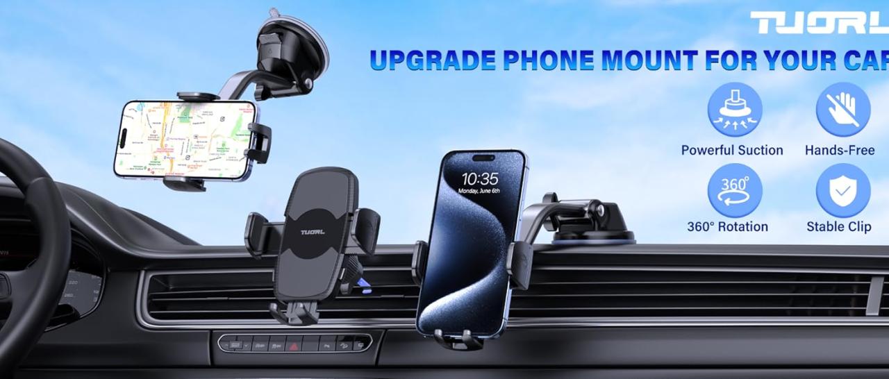 upgraded phone mount for car