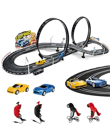 Electric Slot Car Race Track Sets