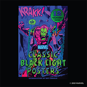 Cover image under a black light