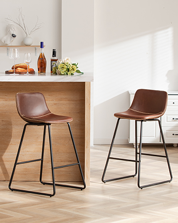 bar stools brown