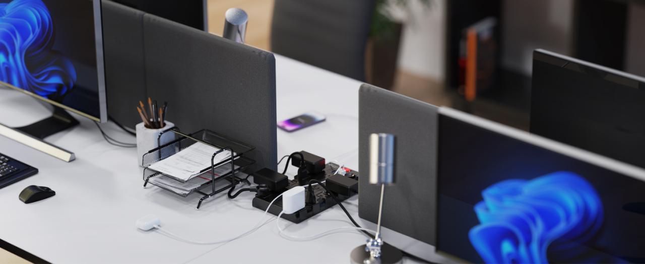 Office Desk outlet extender