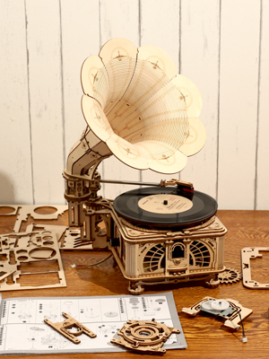 ROKR gramophone 3D puzzle