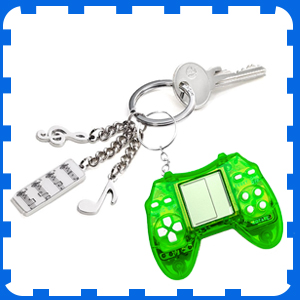 video game keychain