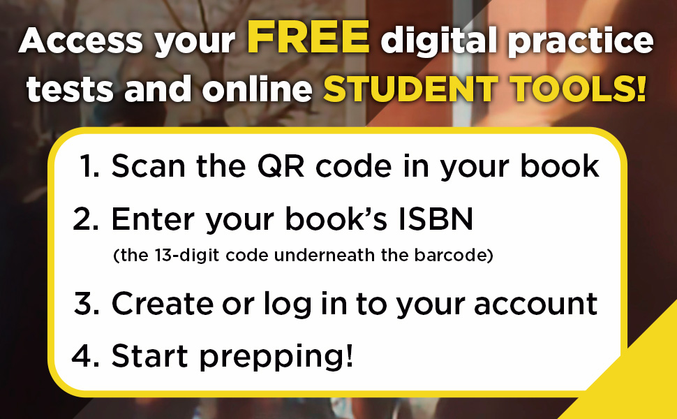 Access your digital practice tests and online student tools!