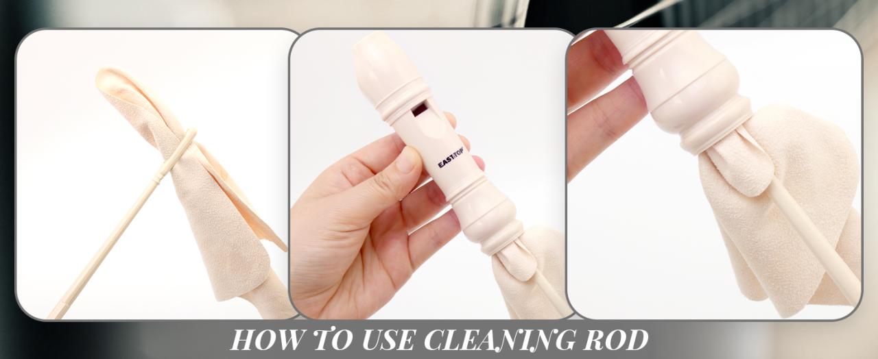 how to clean the recorder