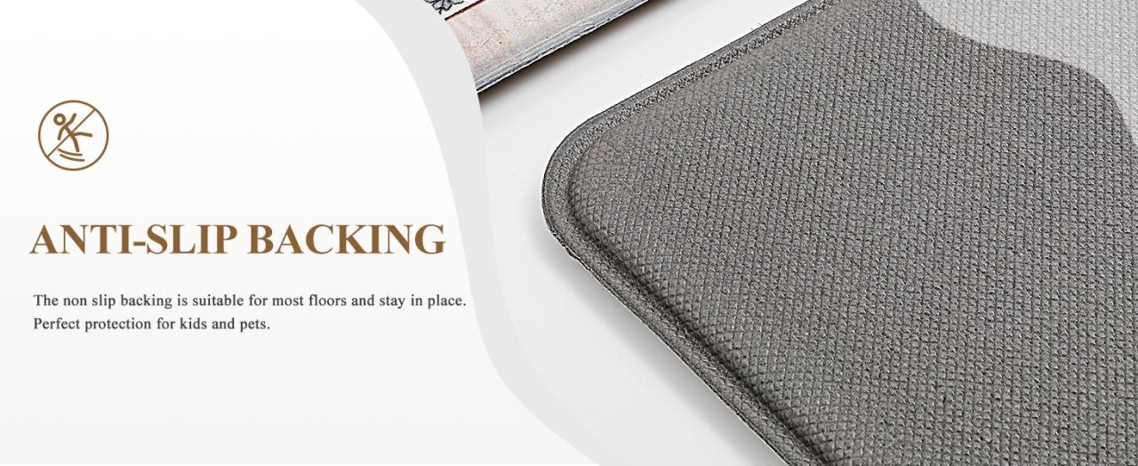 washable kitchen rugs non slip