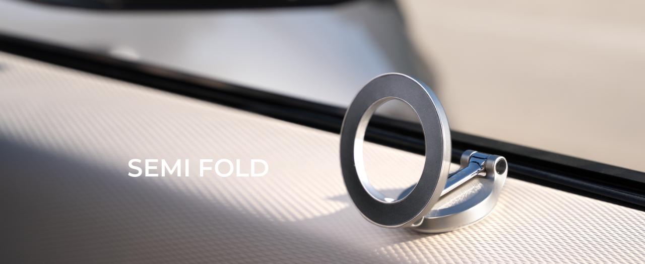 folding magnetic car phone holder