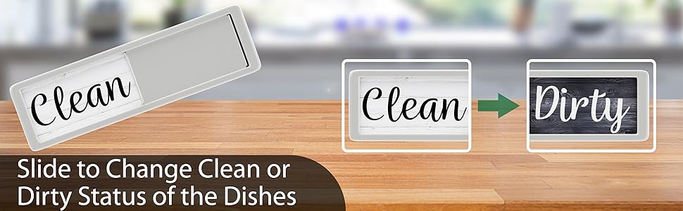 Clean Dirty Dishwasher Indicator New House Must Haves Dishes Sign, Dirty or Clean Magnet