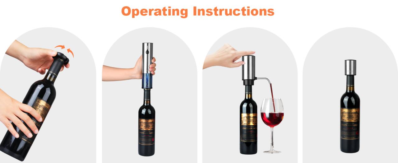 electric Wine Openers Set 