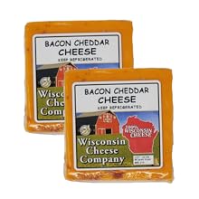 bacon cheddar cheese, charcuterie board cheese, cheddar cheese block, block cheese, cheese gifts