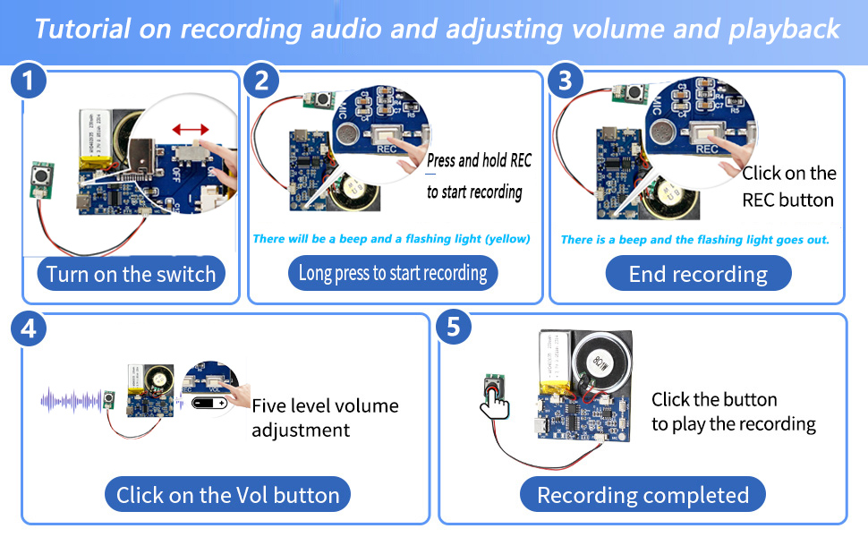 Voice Recorder for Stuffed Animal