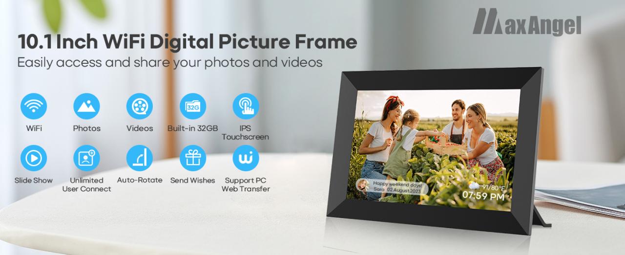 easy sharing digital frame