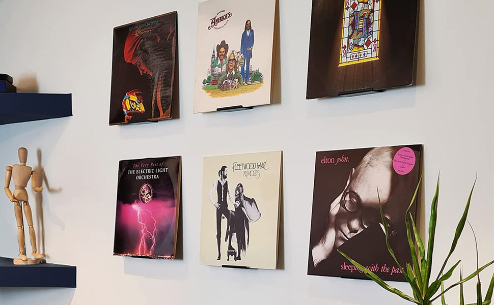 vinyl record wall display