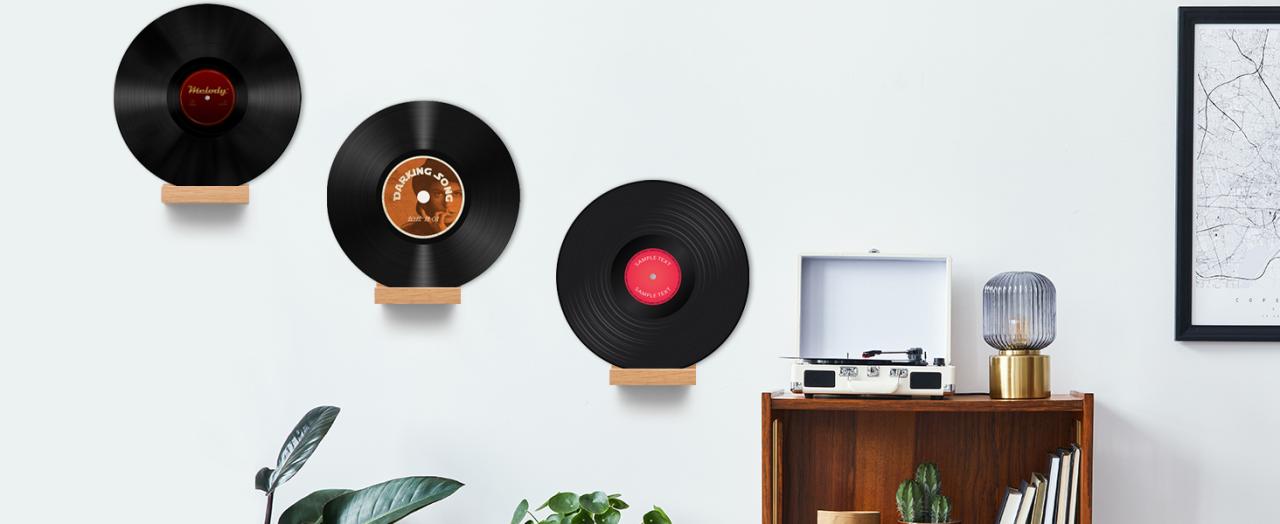 Wooden Vinyl Record